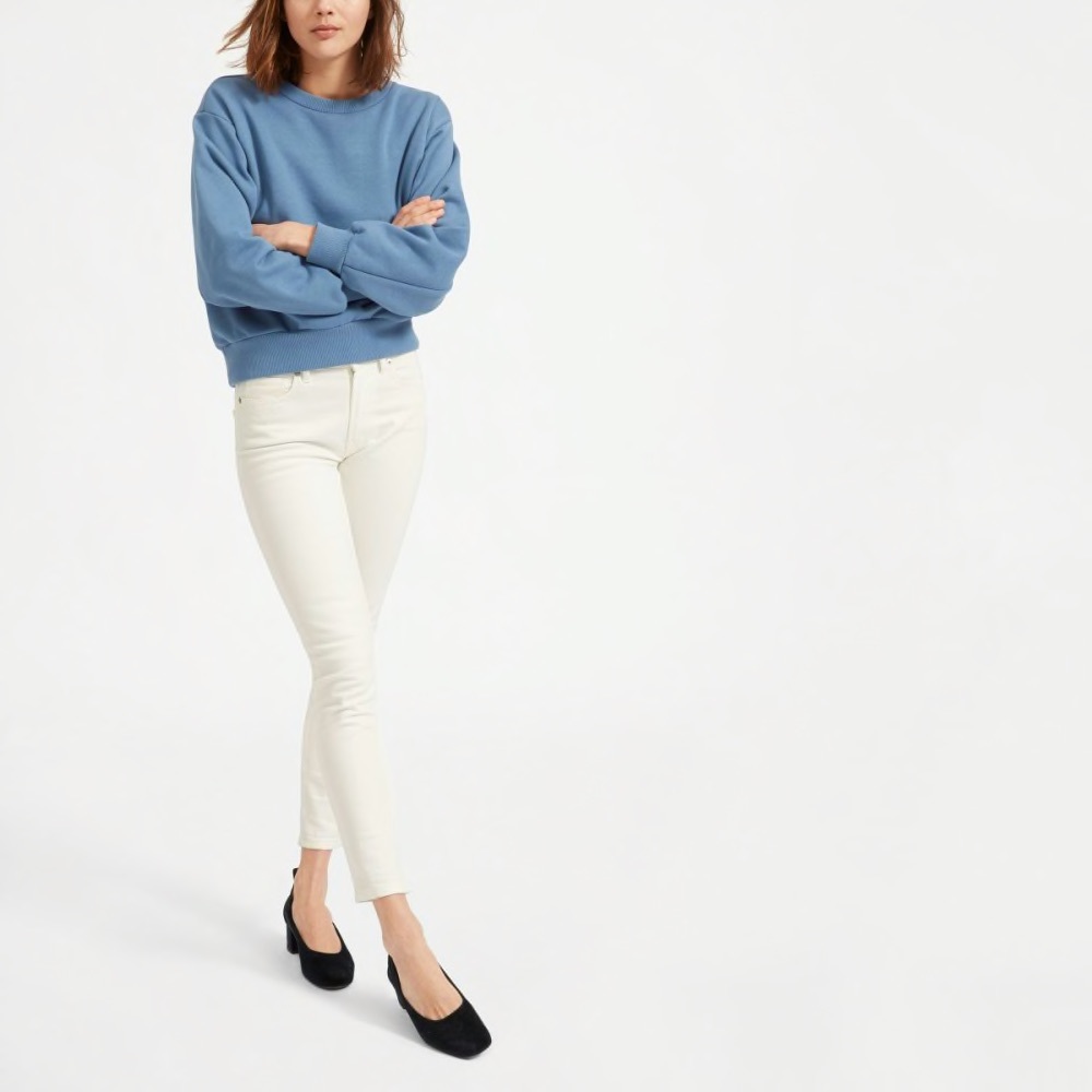 Everlane 25 ankle The Mid-Rise Skinny Ankle Jean, Bone